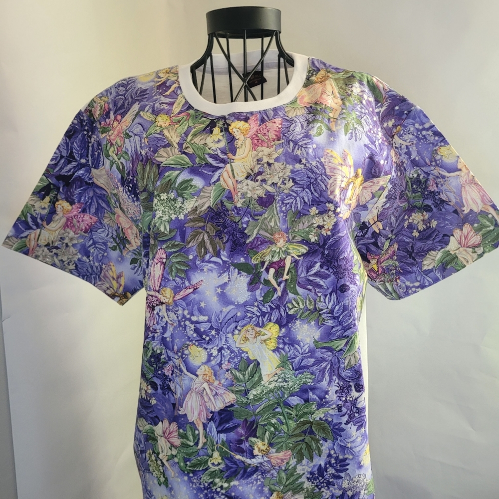 Night Flower Fairies graphic tee